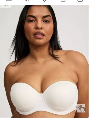 Torrid Strapless Push-Up Smooth Bra